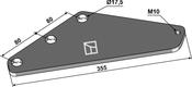 Support plate - AgriParts