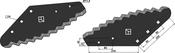 Food mixer knives - hard metal faced - AgriParts