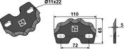 Food mixer knives - AgriParts