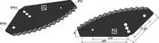 Food mixer knives - hard metal faced - AgriParts