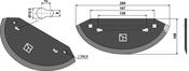 Food mixer knive - AgriParts