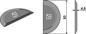 Food mixer knives to weld on - AgriParts