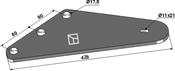 Support plate - AgriParts