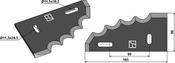 Food mixer knives, right - AgriParts image