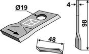 Rotary mower blade - AgriParts