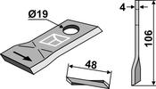 Rotary mower blade - AgriParts image