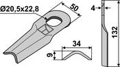 Rotary mower blade - AgriParts