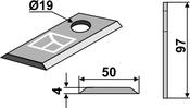 Rotary mower blade - AgriParts image