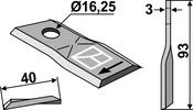 Rotary mower blade - AgriParts image