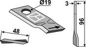 Rotary mower blade - AgriParts image