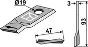 Rotary mower blade - AgriParts image