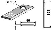 Rotary mower blade - AgriParts image