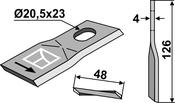 Rotary mower blade - AgriParts image