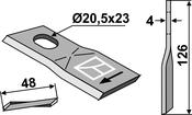 Rotary mower blade - AgriParts image