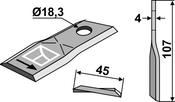 Rotary mower blade - AgriParts image