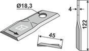 Rotary mower blade - AgriParts image