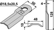Rotary mower blade - AgriParts image
