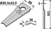 Rotary mower blade - AgriParts image
