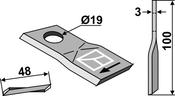 Rotary mower blade - AgriParts image