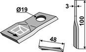 Rotary mower blade - AgriParts image