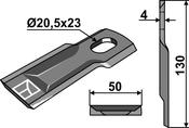 Rotary mower blade - AgriParts image