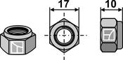 Self-locking nut - M10x1,5 - AgriParts image