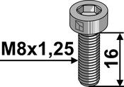 Hexagon socket bolt M8 - 8.8 - AgriParts image
