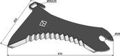Silage knive hard metal faced - AgriParts