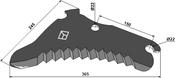 Round baler knife - AgriParts