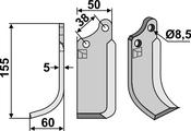 Blade, left model - AgriParts