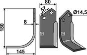 Blade, left model - AgriParts