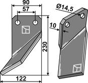 Blade, left model - AgriParts