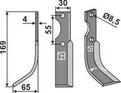 Blade, left model - AgriParts