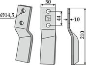 Rotary tine, right model - AgriParts