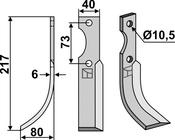 Blade, left model - AgriParts image
