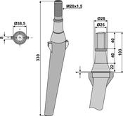 Tine for rotary harrows - AgriParts