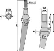 Tine for rotary harrows - AgriParts