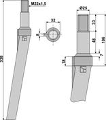 Tine for rotary harrows - AgriParts