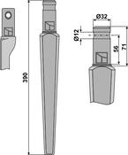 Tine for rotary harrows - AgriParts
