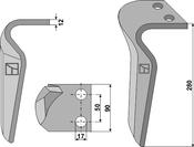 Tine for rotary harrows, right model - AgriParts