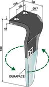 Tine for rotary harrows (DURAFACE) - left model - AgriParts