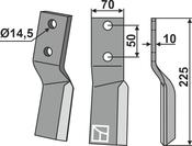 Rotary tine, right model - AgriParts