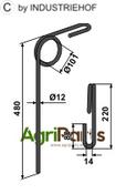 Following tine - AgriParts