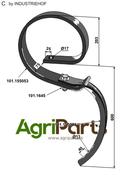 Big harrow tine without share - AgriParts