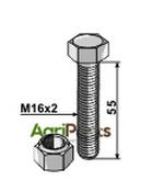 Bolt M16 x 55 - AgriParts image