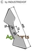 Double heart point 70 - AgriParts