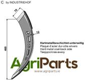 Point SK turned left, hard metal faced - AgriParts