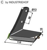 Replacement wing - left - AgriParts