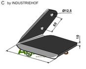 Replacement wing - left - AgriParts