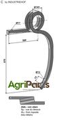 Double coil spring, left - AgriParts